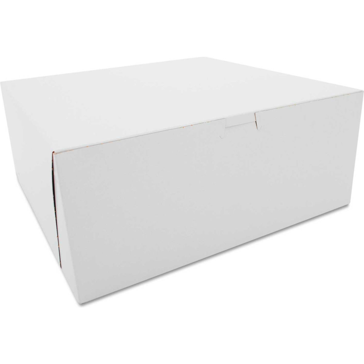 Picture of United Stationers Supply B1601336 Bakery Boxes, White - 12 x 12 x 5 in. - Pack of 100