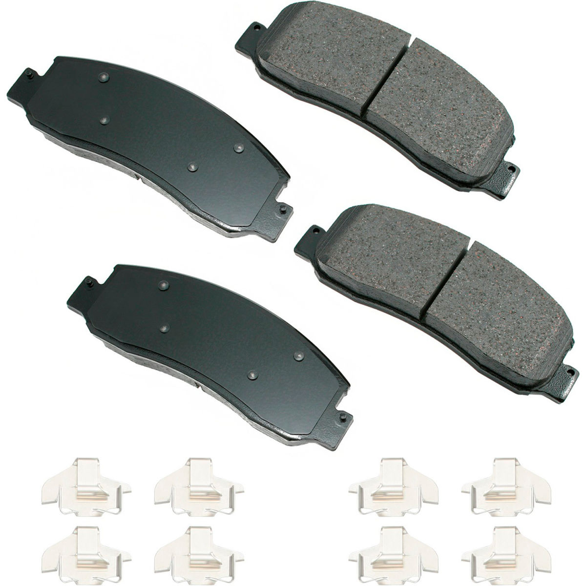 B2380854 AKACT1333A ProAct Ultra Premium Ceramic Disc Brake Pad Kit for 2007-2005 Ford F250 Super Duty