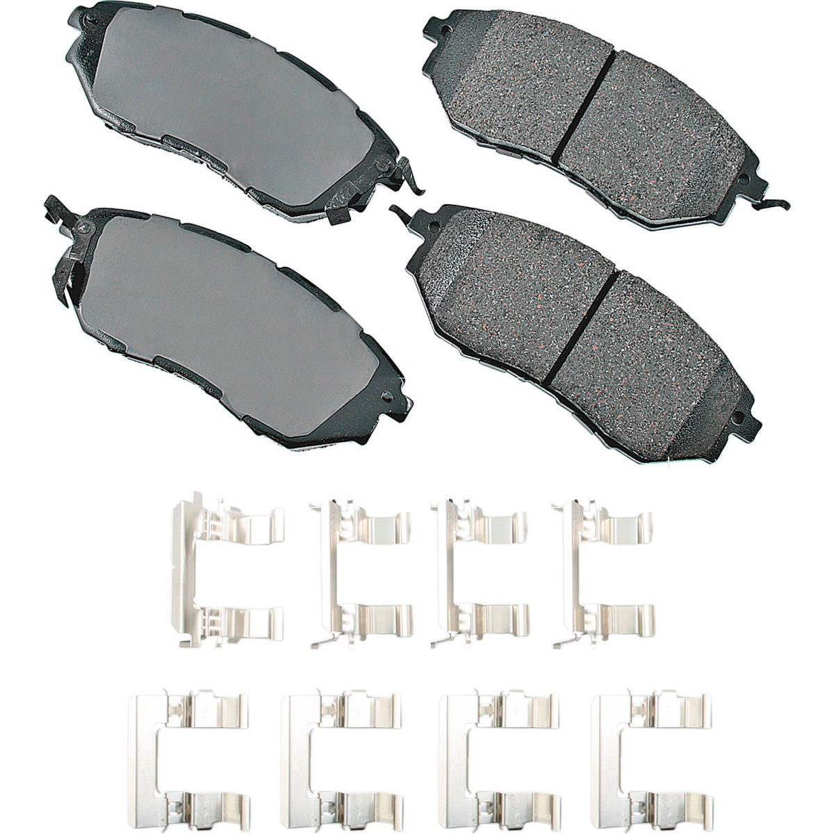 B2380847 AKACT1078A ProAct Ultra Premium Ceramic Disc Brake Pad Kit for 2007-2006 Subaru B9 Tribeca