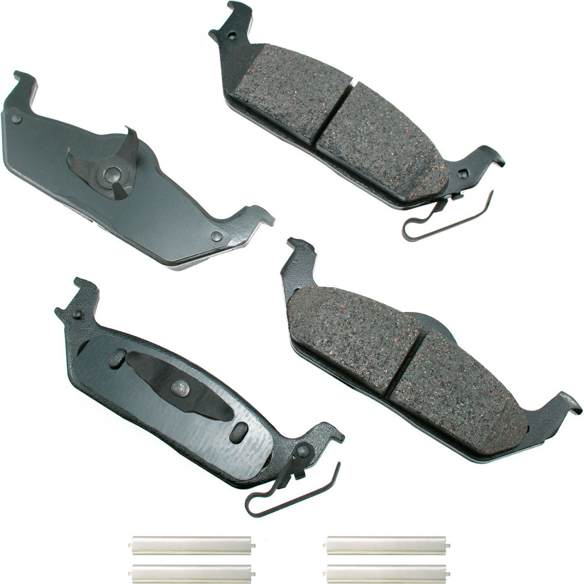 B2380744 AKACT1012A ProAct Ultra Premium Ceramic Disc Brake Pad Kit for 2011-2004 Ford F-150