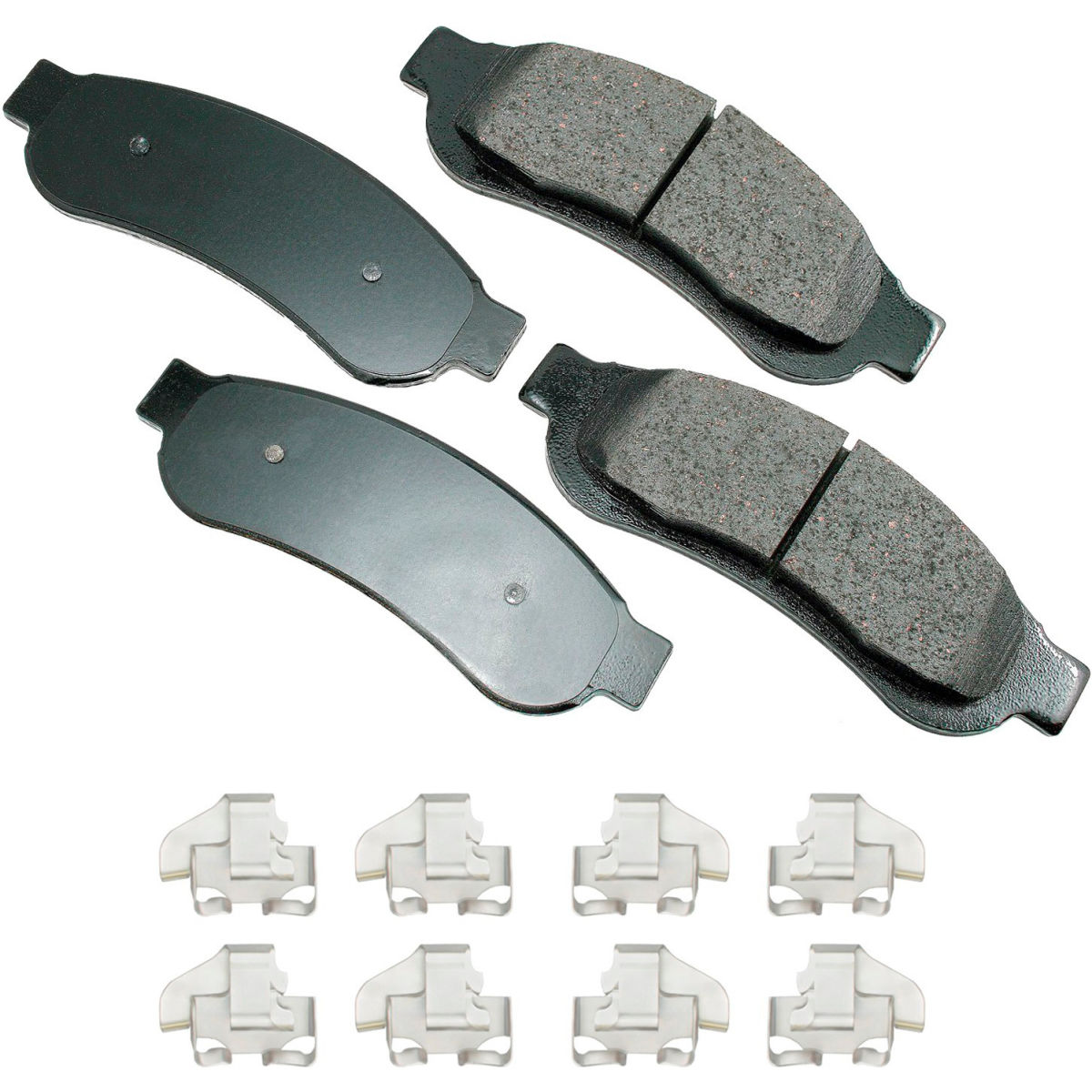 B2380912 AKACT1334A ProAct Ultra Premium Ceramic Disc Brake Pad Kit for 2012-2008 Ford F250 Super Duty