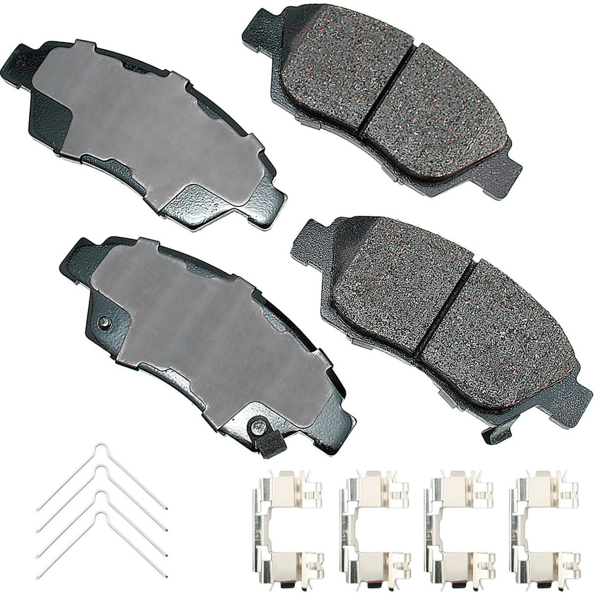B2380342 AKACT621B ProAct Ultra Premium Ceramic Disc Brake Pad Kit for 2011-2003 Honda Civic