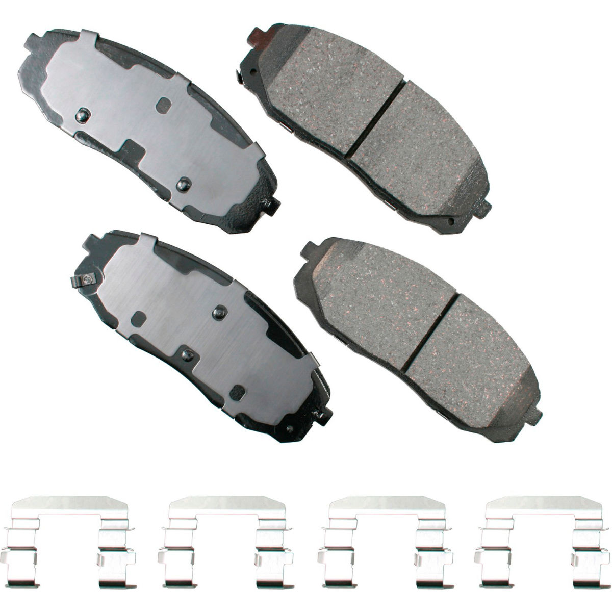 B2380533 AKACT1814 ProAct Ultra Premium Ceramic Disc Brake Pad Kit for 2019-2015 Kia Sedona