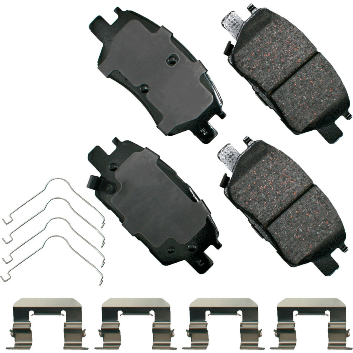 B2380535 AKACT1844 ProAct Ultra Premium Ceramic Disc Brake Pad Kit for 2019-2017 Chevrolet