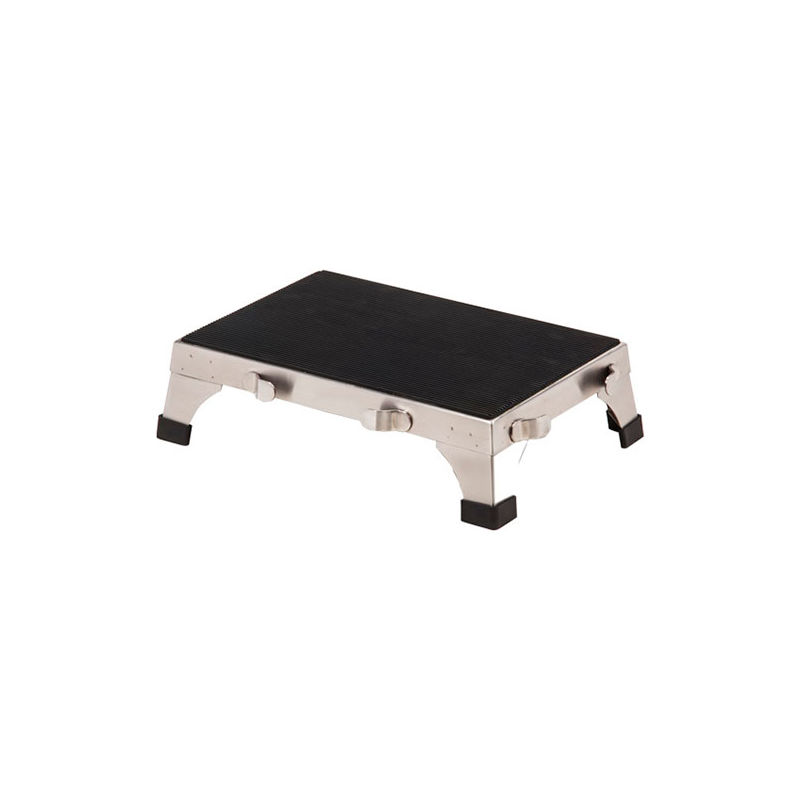 B2259682 SS-190 Stainless Steel Stacking Step Stool - 18 x 12 x 5.25 in.