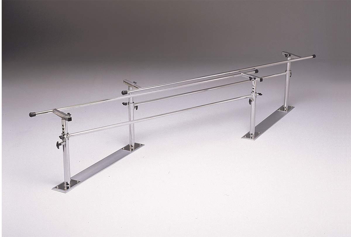 10 ft. Steel Base Folding Parallel Bars, Height & Width Adjustable