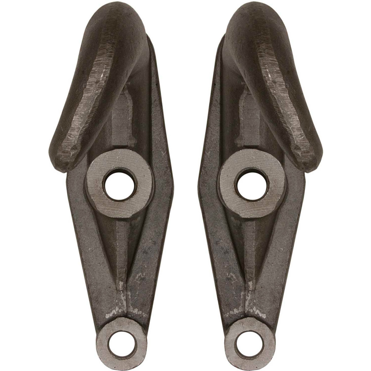 B2276268 2-Hole Plain Finish Drop-Forged Heavy Duty Towing Hook - Pack of 2