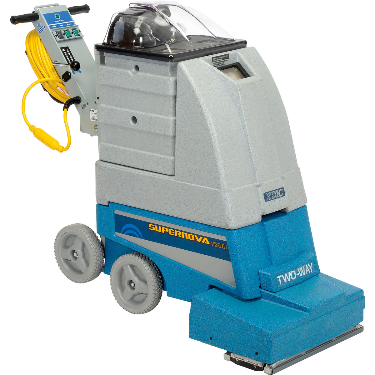 50 PSI, 200 CFM & 12 gal Self-Contained Carpet Extractor, 19 in. Cleaning Path