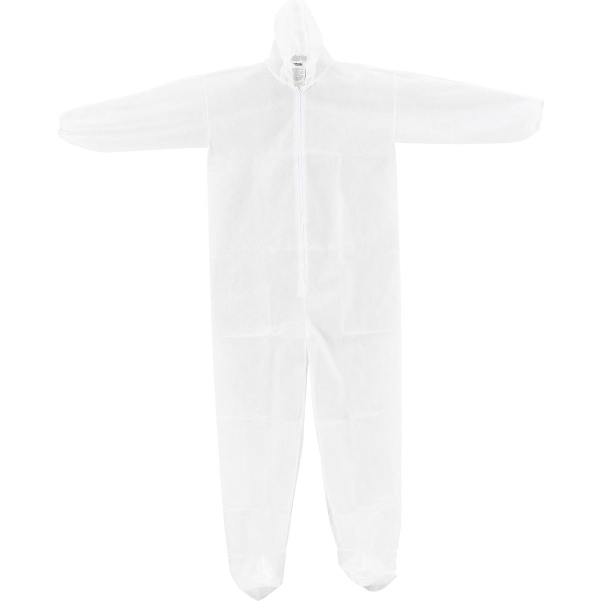 Global Industrial Disposable Polypropylene Coverall with Elastic Hood & Boots, White - 3XL - 25 per Case