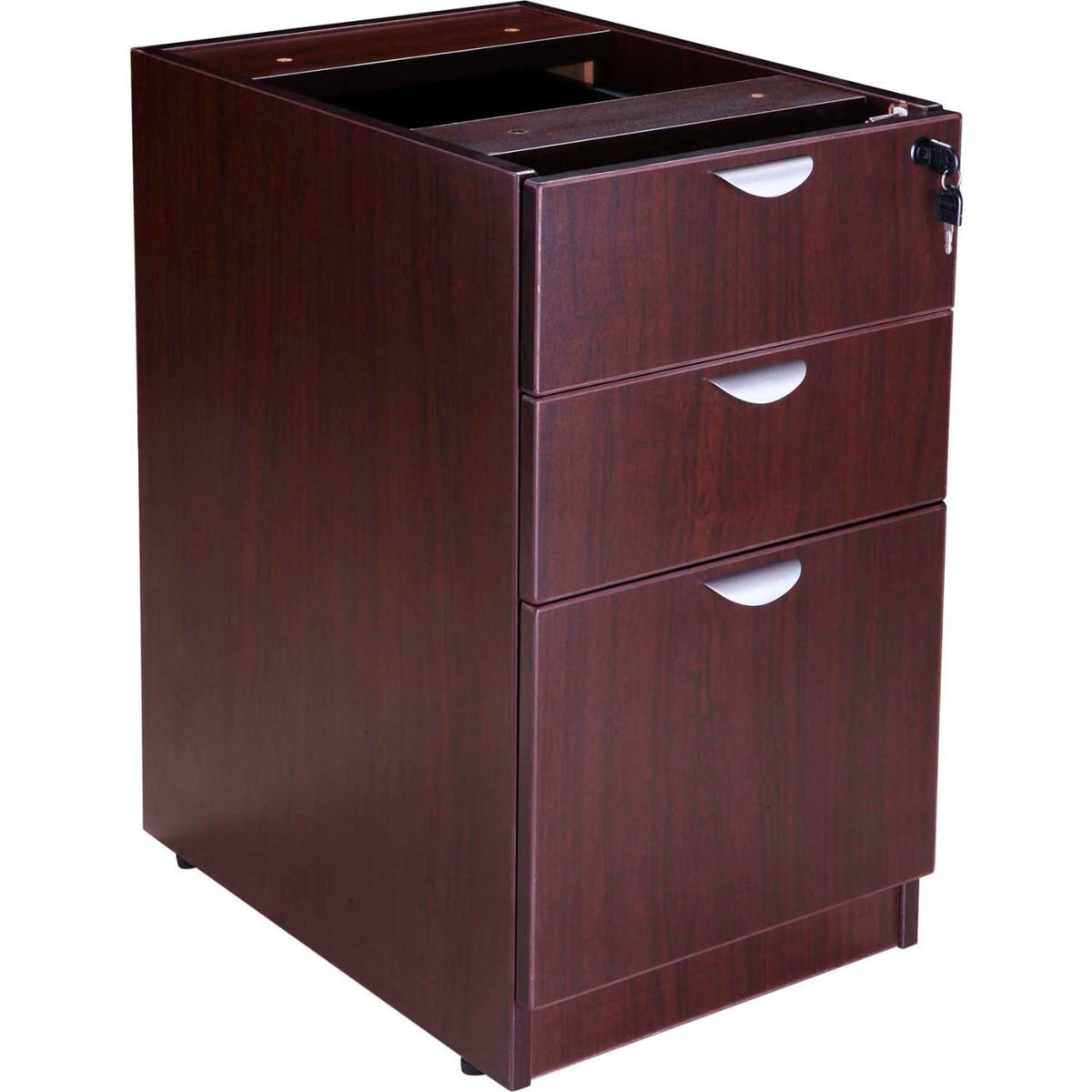 Picture of Boss Office Products B2186979 Deluxe Pedestal File&#44; Box&#44; Box & File - Mocha - 16 x 22 in.