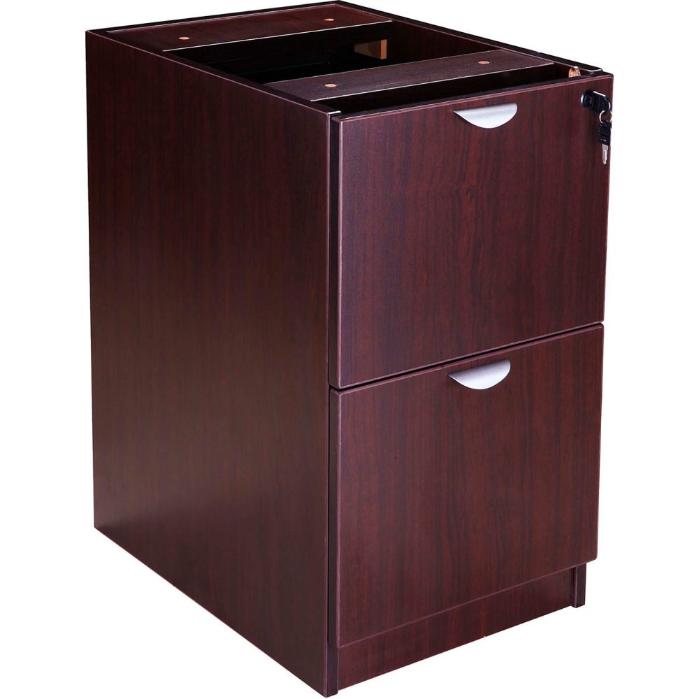 Picture of Boss Office Products B2186984 File & File Desk Pedestal&#44; Mocha