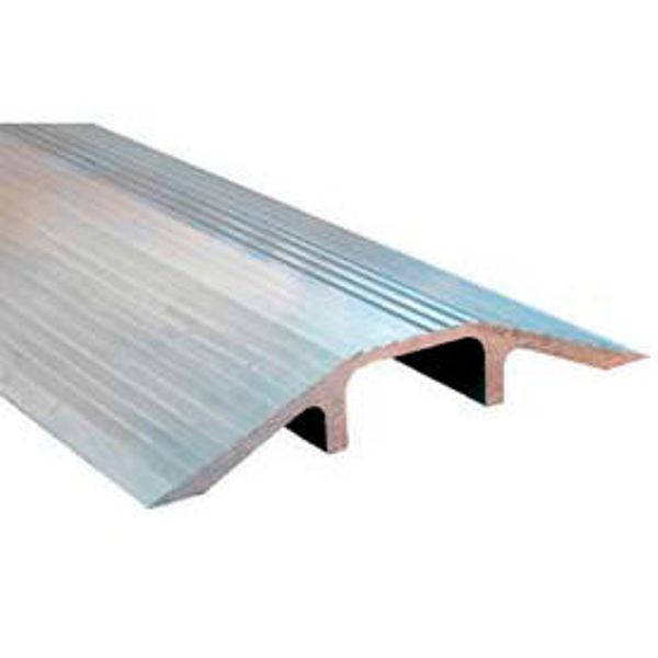 Extruded-Aluminum Cable & Hose Protection Crossover - 36 x 7.12 x 1.12 in.