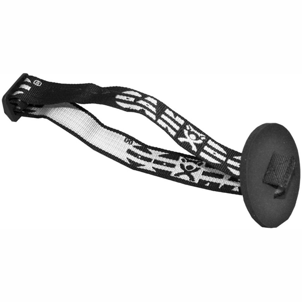 Picture of Fabrication Enterprises B2188399 Cando Door Disc Anchor with Strap for Exercise Band & Tubing&#44; Black - 50 Each