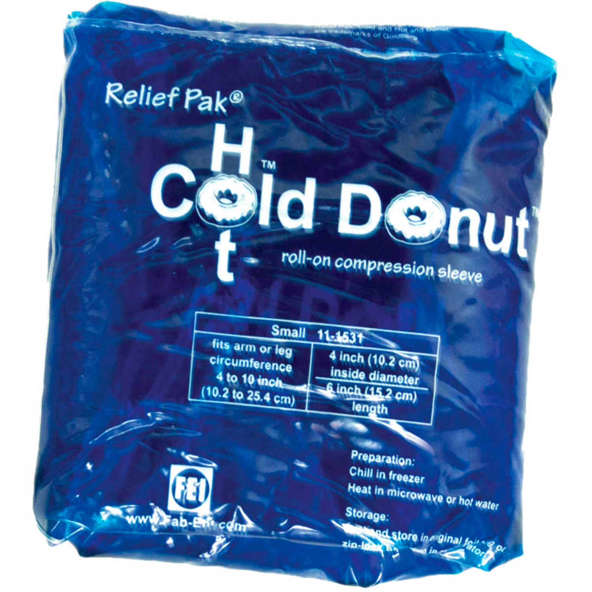 B2194276 Relief Pak Cold N Hot Donut Compression Sleeve, Small - 10 per Case