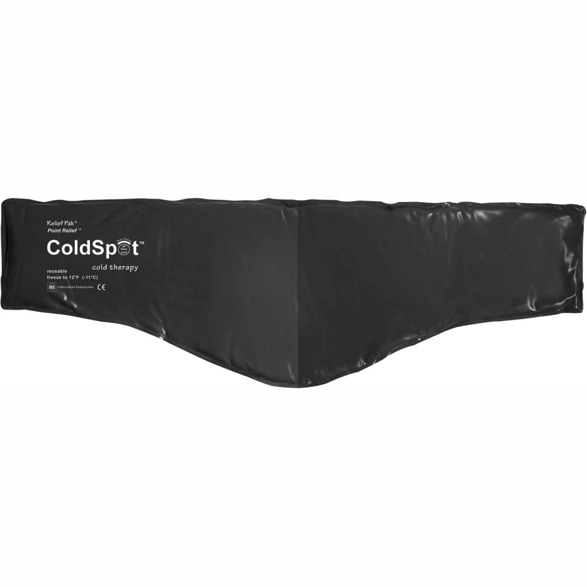 Relief Pak Heavy-Duty Black Urethane Reusable Cold Pack - 6 x 23 in. - 12 per Pack
