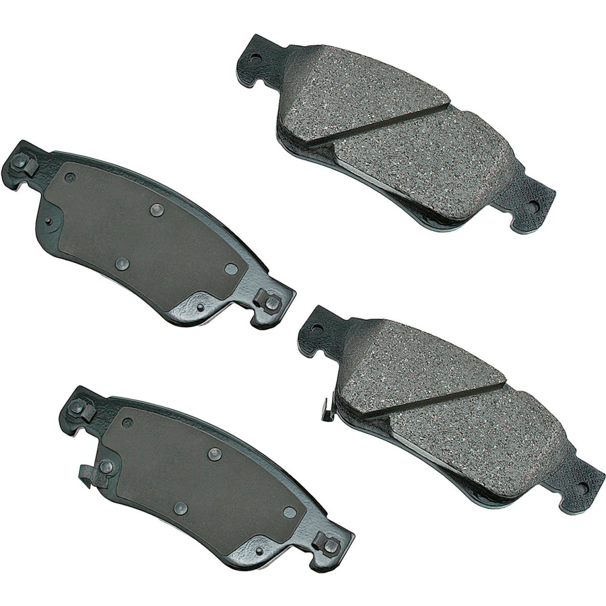 B2380872 AKACT1287 ProAct Ultra Premium Ceramic Disc Brake Pad Kit for 2008-2007 Infiniti G35