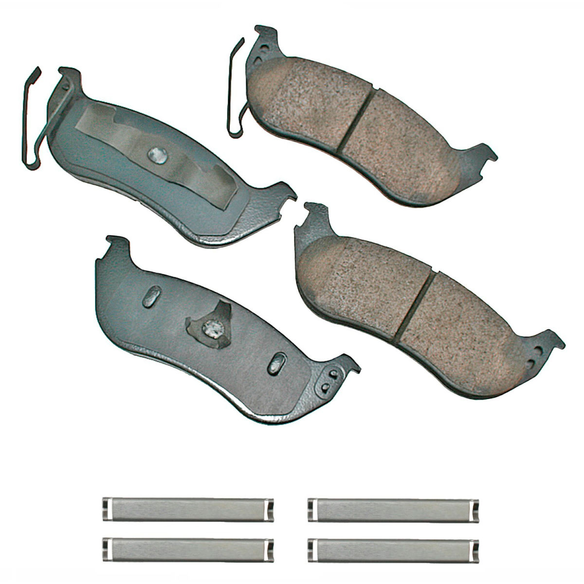 B2381224 AKACT1109 ProAct Ultra Premium Ceramic Disc Brake Pad Kit for 2010-2005 Ford Explorer