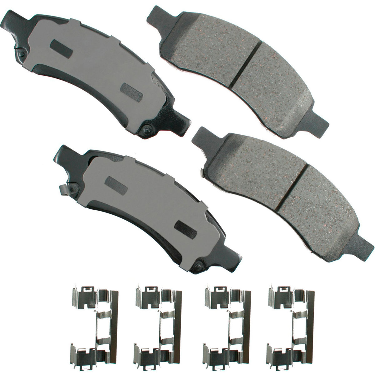 B2380862 AKACT1169 ProAct Ultra Premium Ceramic Disc Brake Pad Kit for 2007-2006 Buick Rainier