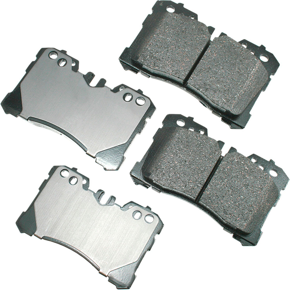 B2380942 AKACT1282 ProAct Ultra Premium Ceramic Disc Brake Pad Kit for 2016-2007 Lexus LS460