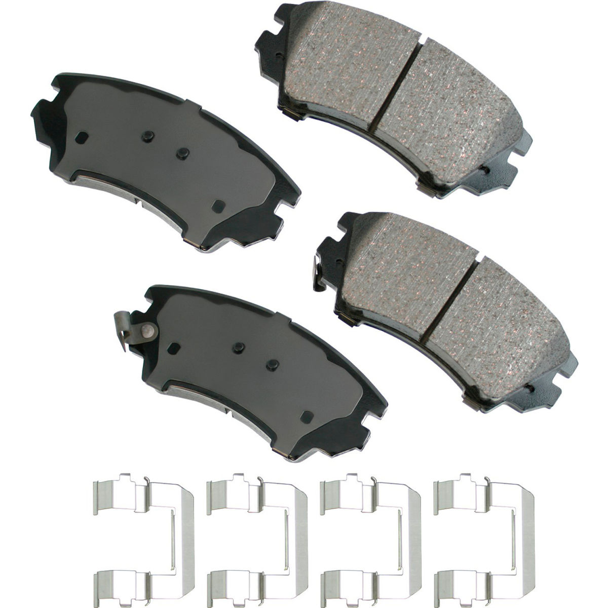 B2380980 AKACT1404 ProAct Ultra Premium Ceramic Disc Brake Pad Kit for 2015-2010 Chevrolet Camaro