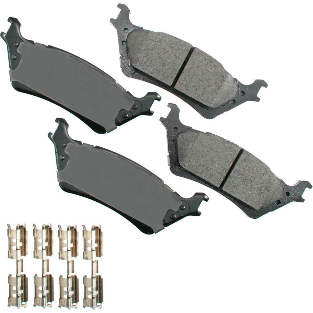 B2380517 AKACT1602 ProAct Ultra Premium Ceramic Disc Brake Pad Kit for 2017-2012 Ford F-150