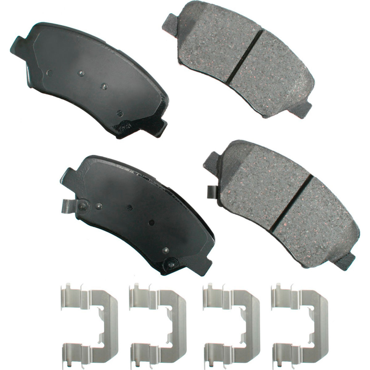 B2380687 AKACT1543A ProAct Ultra Premium Ceramic Disc Brake Pad Kit for 2015-2011 Hyundai Elantra