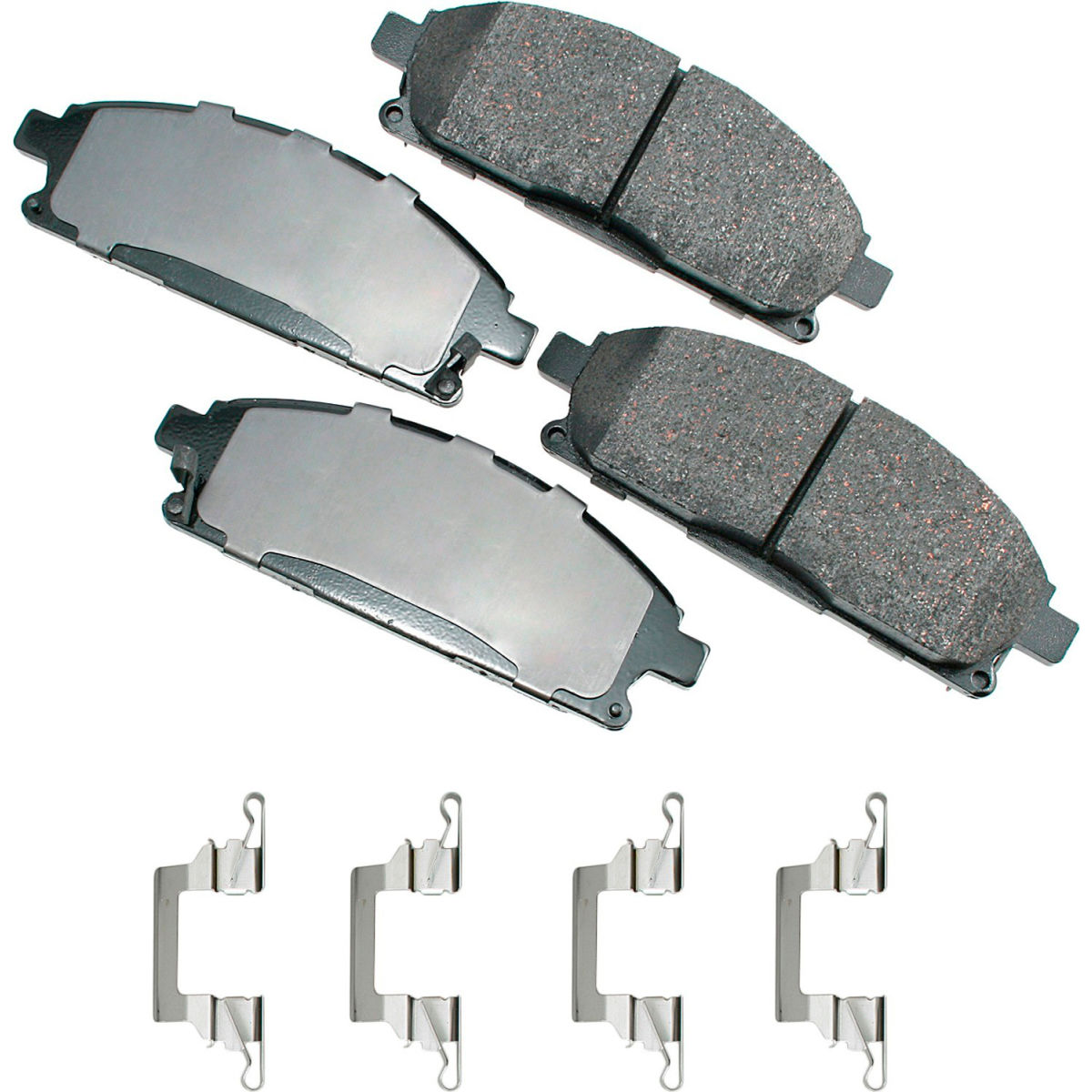 B2380582 AKACT691A ProAct Ultra Premium Ceramic Disc Brake Pad Kit for 2006-2003 Acura MDX