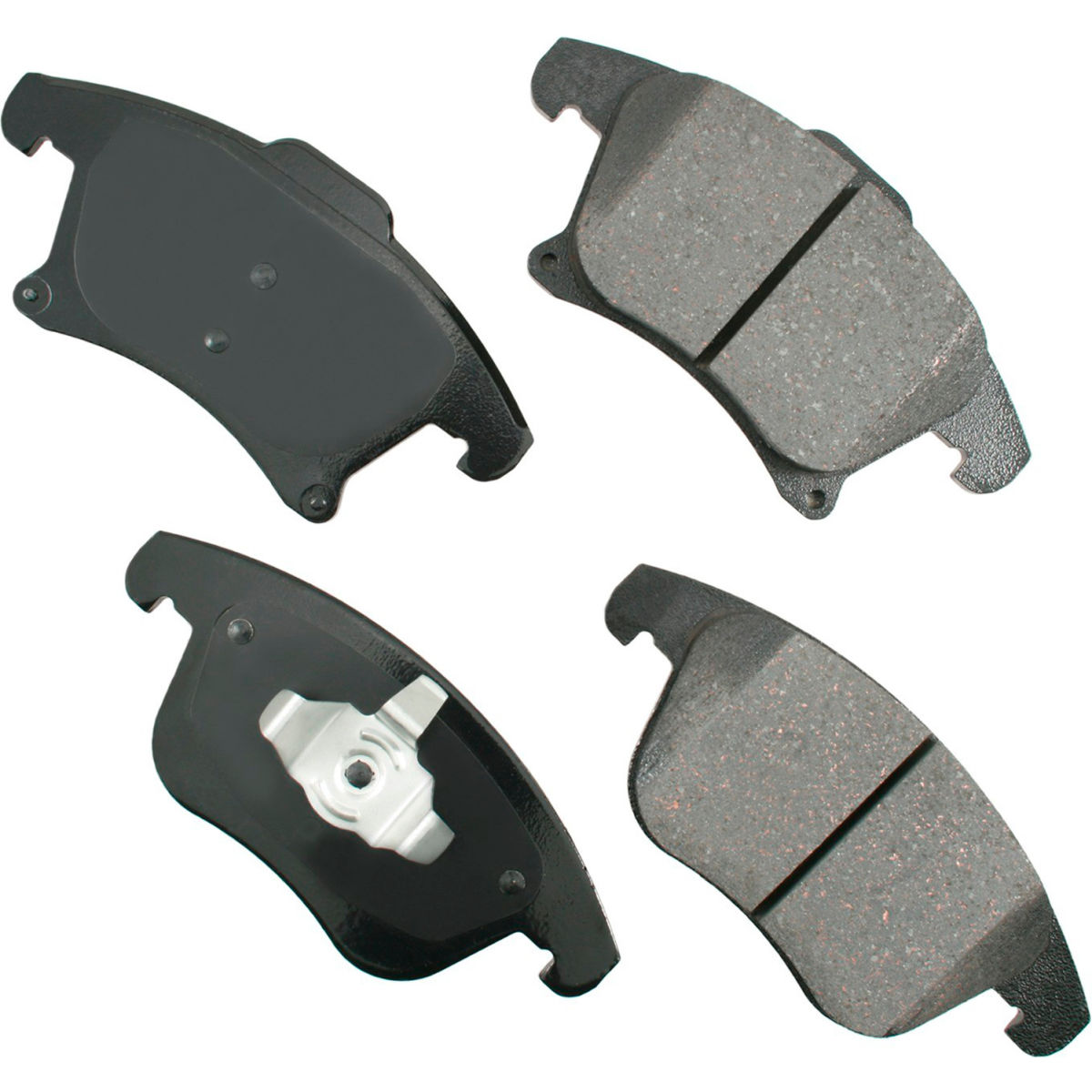 B2380598 AKACT1653 ProAct Ultra Premium Ceramic Disc Brake Pad Kit for 2017-2013 Ford Fusion