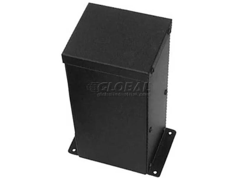 7 x 5.87 x 13.87 in. Blank Console Black Powder Coated Steel