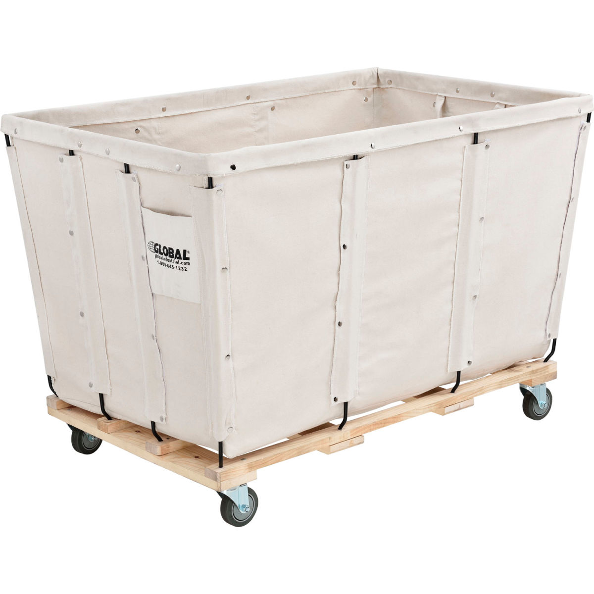 Global Industrial 800361 KD 24 Bushel Canvas Basket Bulk Truck -  GLOBAL INDUSTRIES