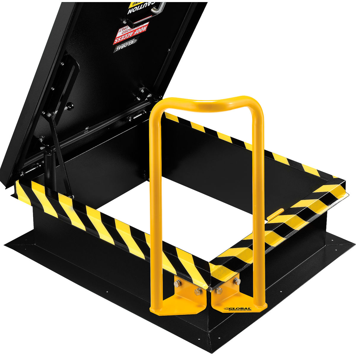Powder Coated, Steel Roof Hatch Safety Extension Handle