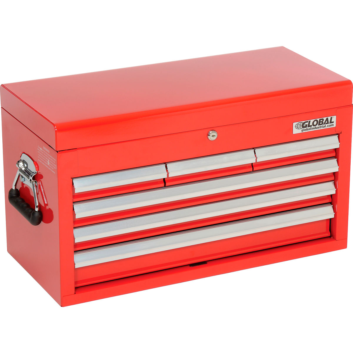 6 Drawer Red Tool Chest - 25.93 x 12.06 x 14.75 in.