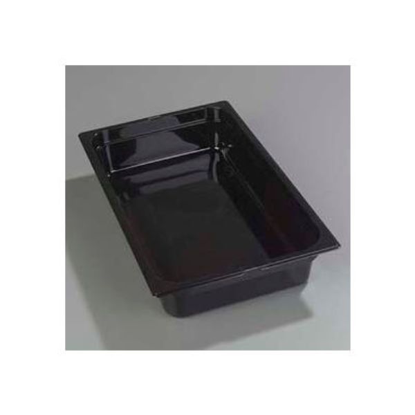 Picture of Carlisle Sanitary Maintenance B638108 4 in. 1040103 Topnotch Full-Size Pan, Black - 20.75 x 12.75 in.