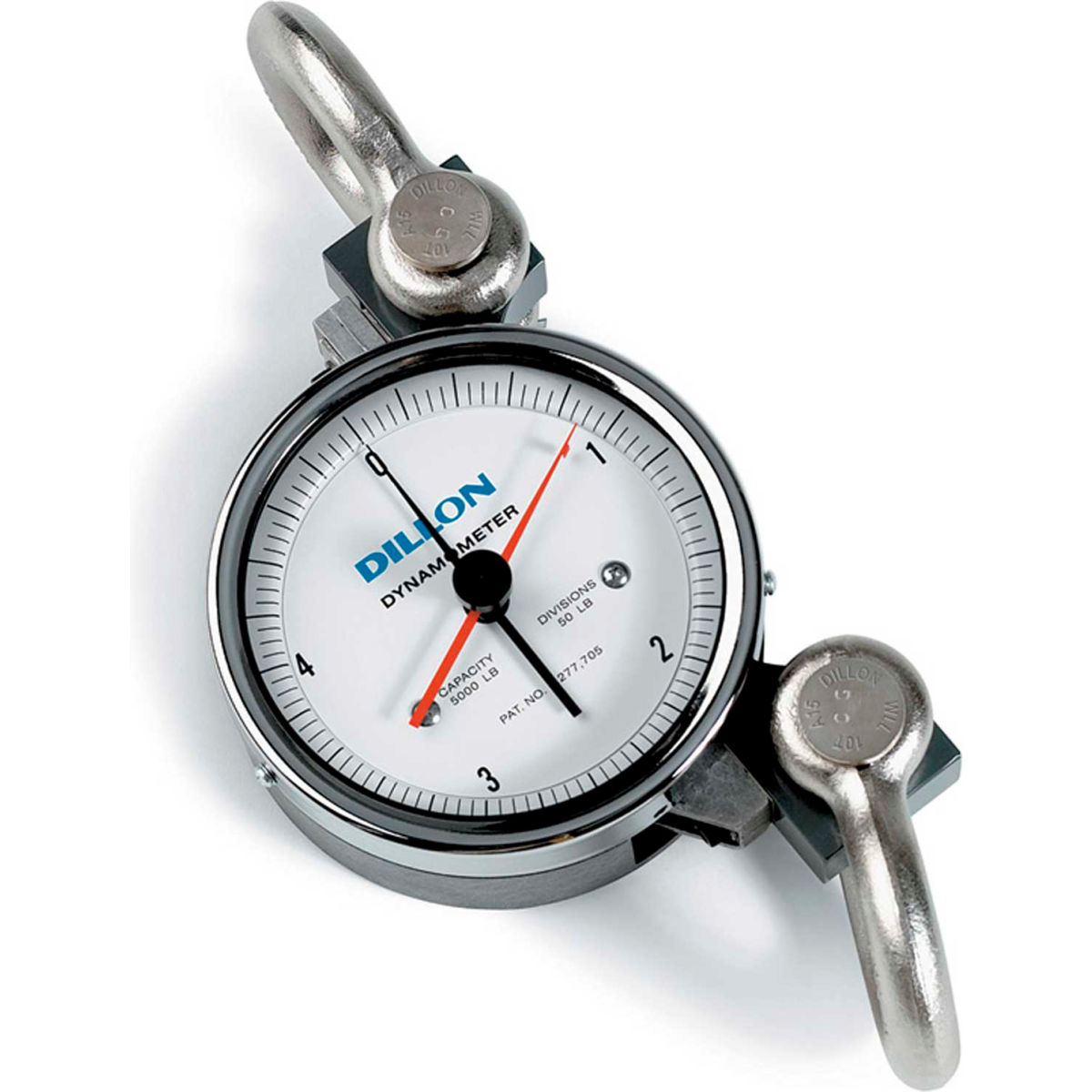 20, 000 x 200 lbs AP Mechanical Dynamometer with Shackles, 5 in. Dial