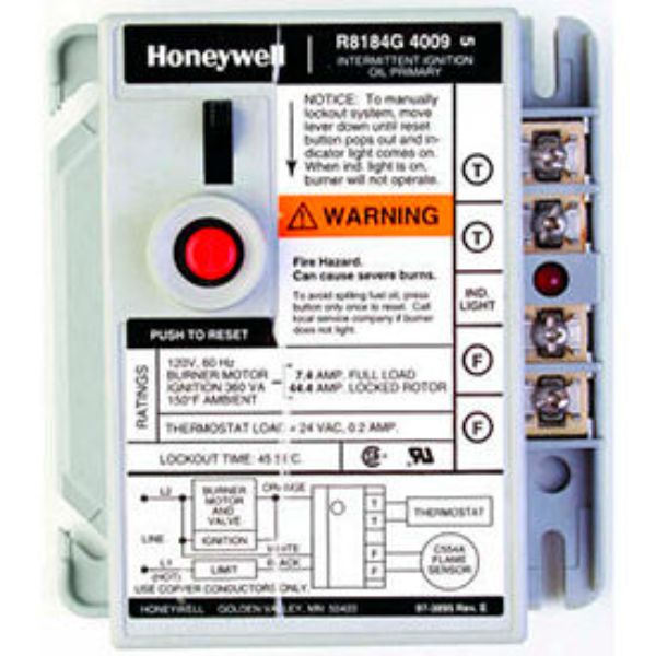 R8184M1051 Honeywell Protectorelay Oil Burner Control