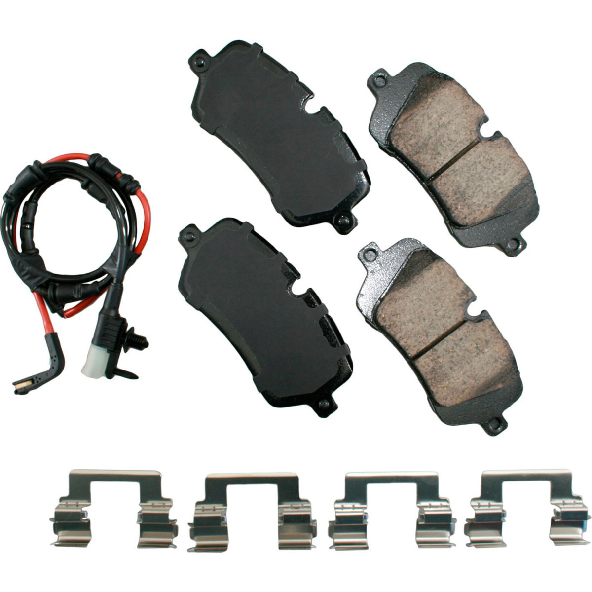 Euro Ultra Premium Ceramic Brake Pad Kit - Black - Front - Environmentally Friendly