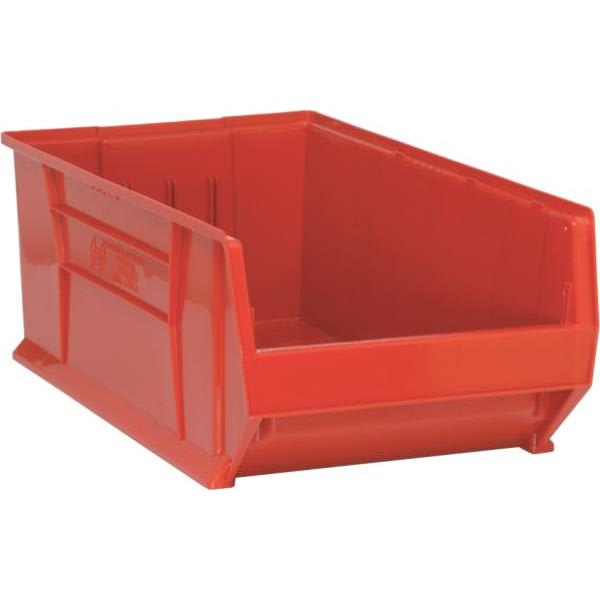 Quantum Food Service QUS975 RD Hulk Stack Shelf Container - 29 7/8 x 18 1/4, Red
