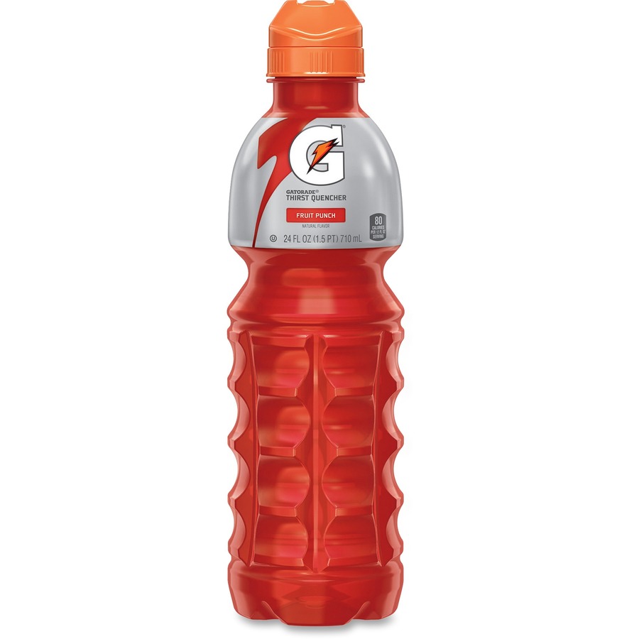 Picture of Quaker Foods B874604 24 oz Gatorade Thirst Quencher Sports Drink&#44; Fruit Punch - 24 per Case