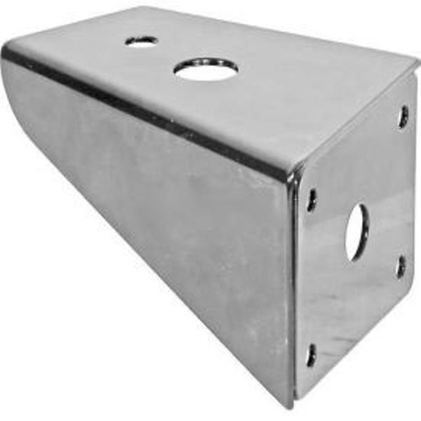 Stainless Steel Truck Hood Light Brackets For Use With Single Stud Plow Lights