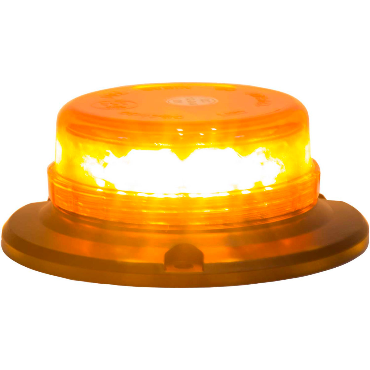 Low Profile 6 Inch by 2 Inch LED Beacon with Blunt Cut Leads
