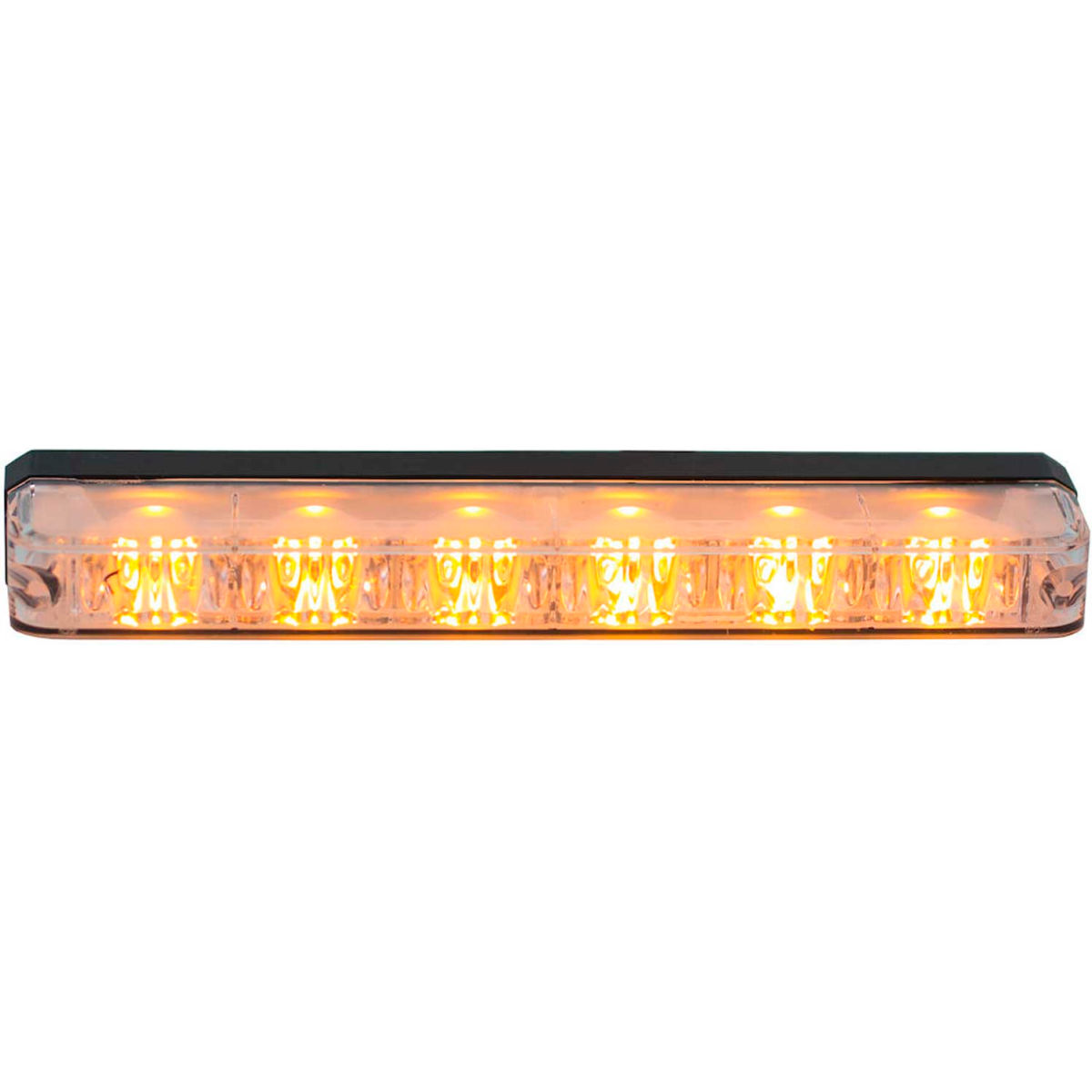 B2263027 5.19 in. Amber Low Profile Strobe for Narrow Grill Spacing with 6 LED