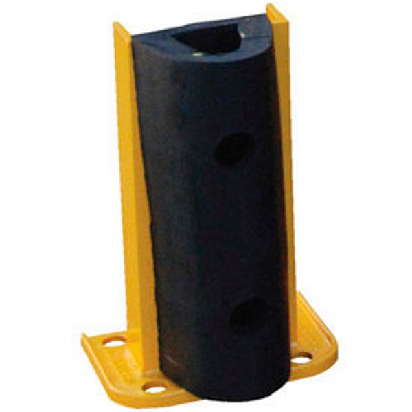 Steel Rack Guard with Rubber Bumper - 7.81 x 10.06 x 12.25 in.