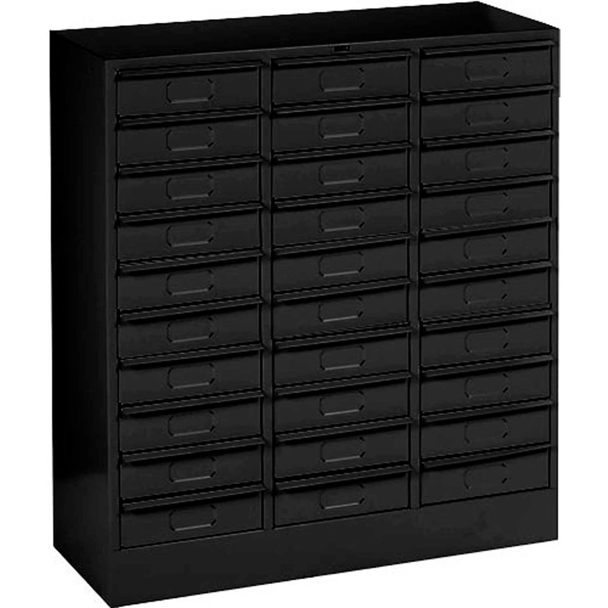 Picture of Tennsco 5430329 Legal Size Drawer Cabinet - 30 Drawer&#44; Black - 30.62 x 14.62 x 33.43 in.