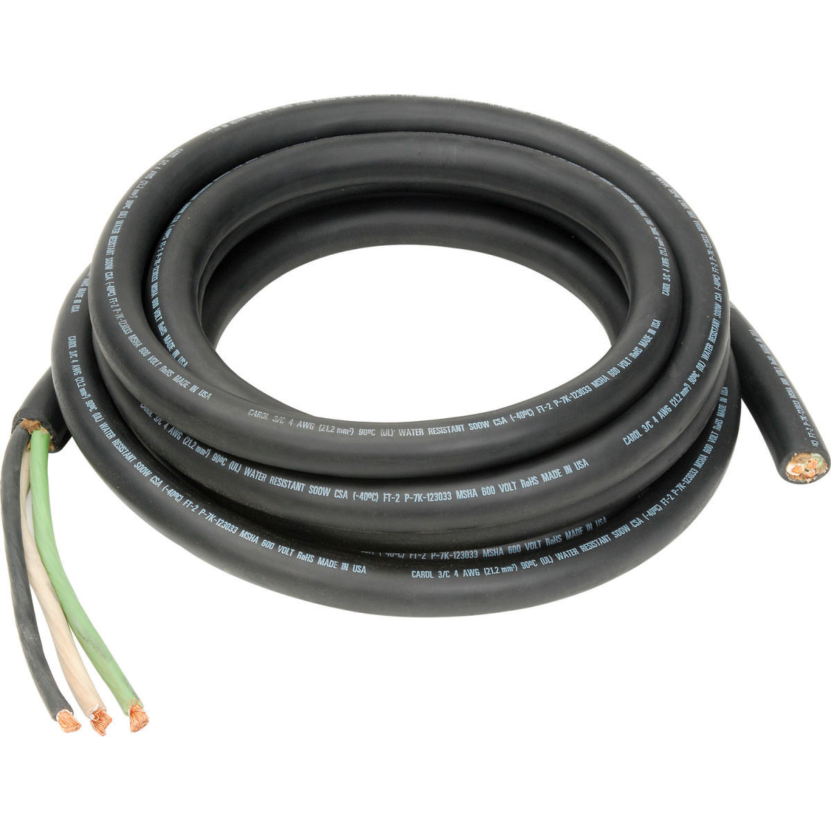 613317 25 ft. 4 by 3 Wire Cable for Salamander Heater