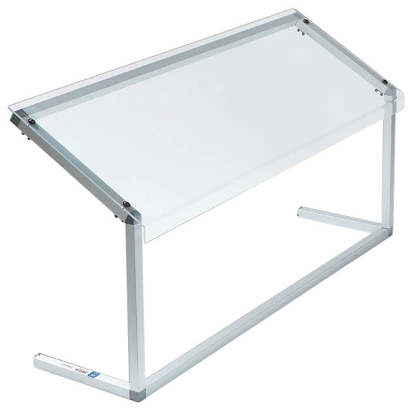 926007 - 60 in. Adjustable Single-Sided Sneeze Guard, Clear