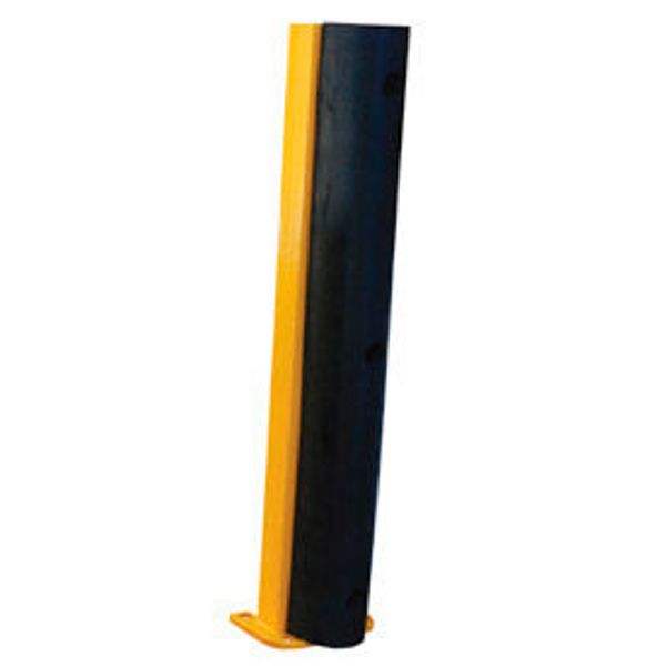 Steel Rack Guard with Rubber Bumper - 7.75 x 8.06 x 36.25 in.