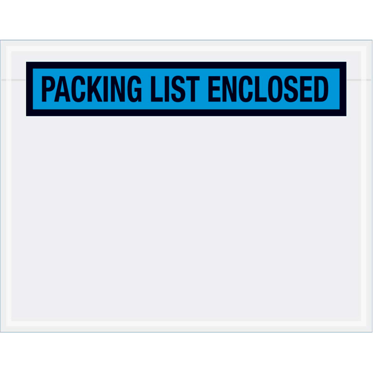B44028 5.5 x 7 in. Panel Face Envelopes - Packing List Enclosed - Blue - 1000 per Case