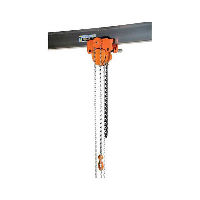 Combo Geared 1000 lbs Low Headroom Hoist & Trolley