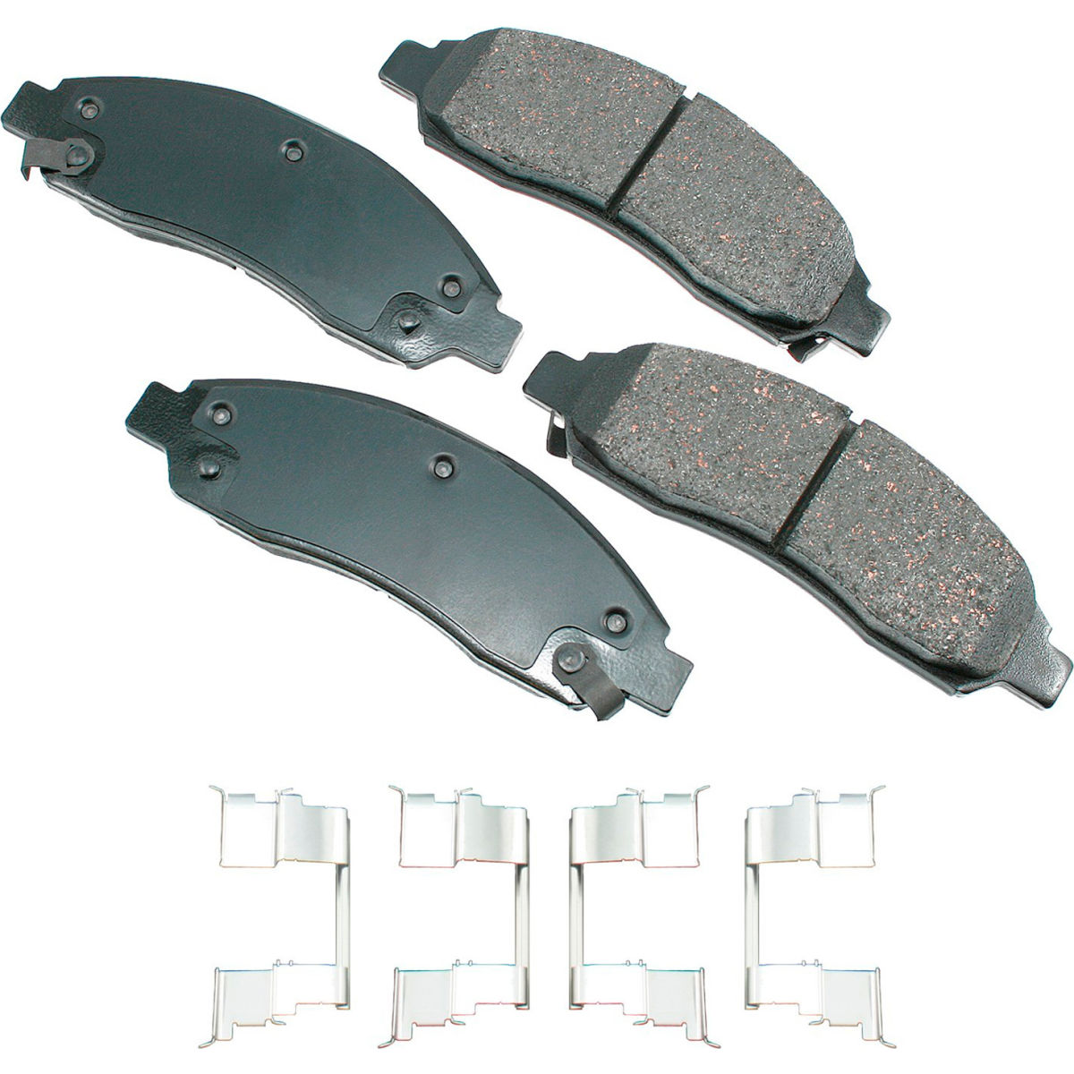 B2380793 AKACT1039 ProAct Ultra Premium Ceramic Disc Brake Pad Kit for 2008-2004 Chevrolet Colorado