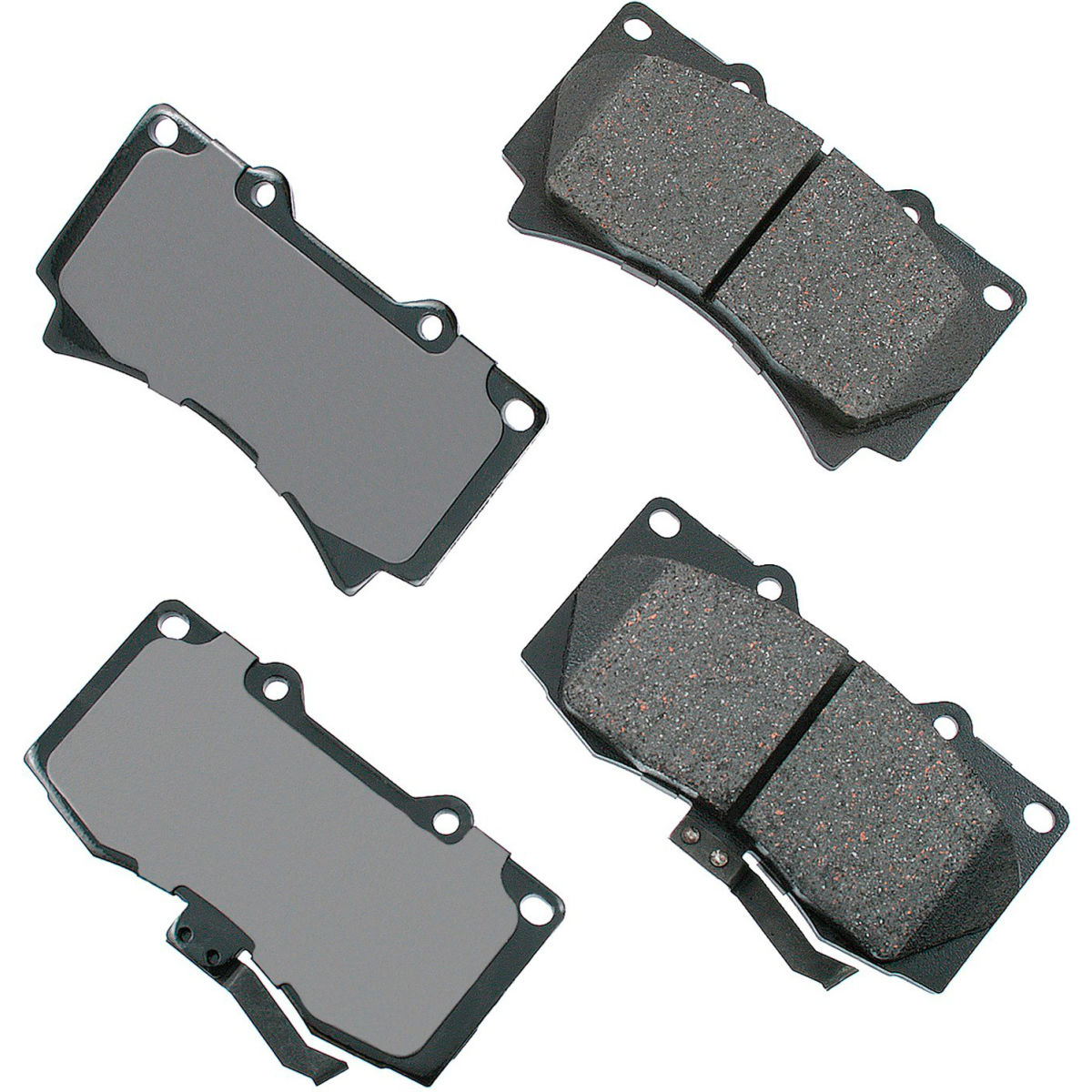 B2380870 AKACT1119 ProAct Ultra Premium Ceramic Disc Brake Pad Kit for 2010-2006 Hummer H3